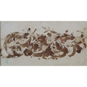 Drawing By Giuseppe Bernardino Bison (1762-1844)
