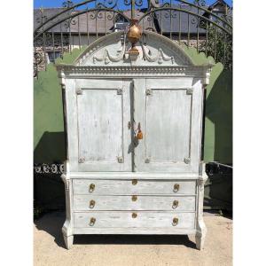 Dutch Buffet From The Early 19th Century, Painted