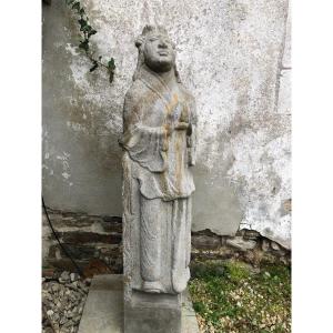 Granite Statue Of An Asian Woman