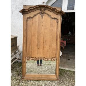 Louis XV Period Wood Paneling Overmantel 