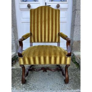 Regency Period Armchair In Walnut