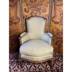 Louis XVI Period Bergère Chair By J. Avisse 