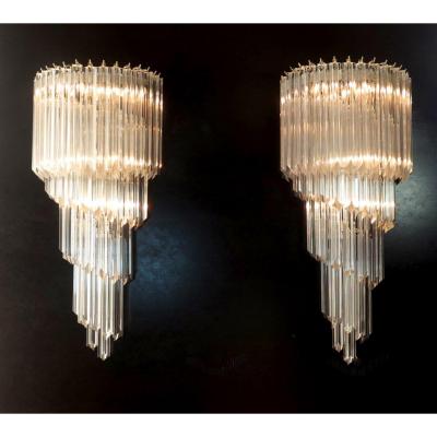 Great Pair Of Murano Sconce