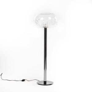 Mid-century “zinia” Floor Lamp By Toni Zuccheri For Veart, 1970s
