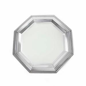 Octagonal Crystal Mirror In Art Deco Style From The 1960s