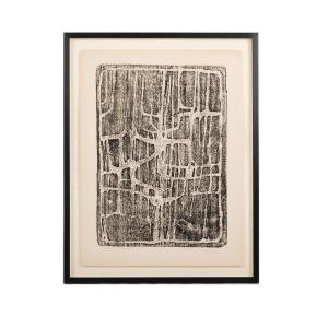 Original Serge Rezvani Engraving, Signed In Pencil Bottom Right, Dated 1958