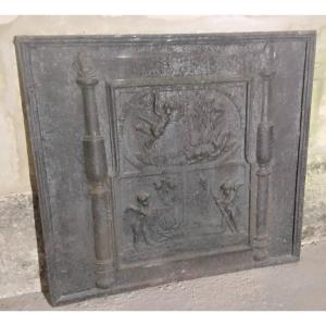 Cast Iron Fireplace Plate 