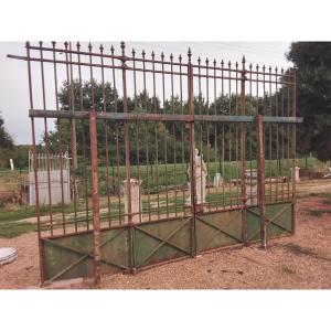 Large Solid Iron Gate 