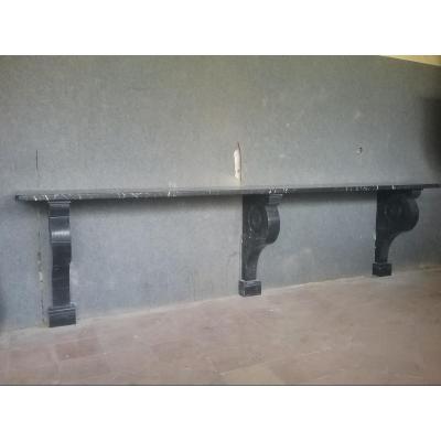 Black Marble Console