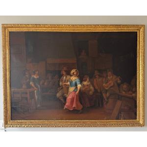 Painting Attributed To Egbert Van Hemskerck 1634-1704