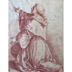 Italian School From The 17th Century - Old Drawing