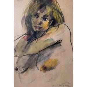 Bob Ten Hoope (1920-2014) - Bust Of A Nude Woman