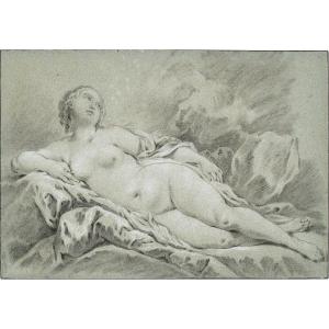 Pierre-charles Le Mettay (1726-1759) - Reclining Nude Woman