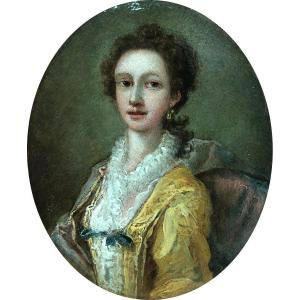 Attributed To Francesco Guardi (1712-1793) - Portrait Of A Lady