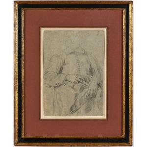 Sir Anthony Van Dyck (antwerp 1599 - 1641 London) - Study For A Standing Man