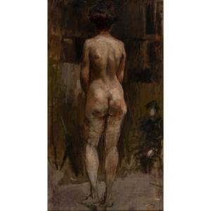 Attributed To Isaac Israels (1865-1934) - Nude Woman, From Behind