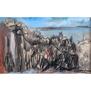 Gustave Bourgogne (1888-1968) - Landscape Near Saint-malo