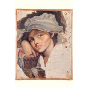 French School, End Of The 18th Century, Circle Of Jean-baptiste Greuze (1725-1805)