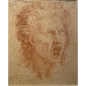 Denys Calvaert (antwerp Circa 1540 – 1619 Bologna) Attributed To - Screaming Face