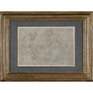 Workshop Of Raffaello Sanzio, Known As Raphael (urbino 1483 – Rome 1520) - Holy Family