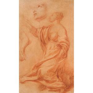 Workshop Of Carlo Maratti (or Maratta) (camerano 1625 – Rome 1713) - Studies