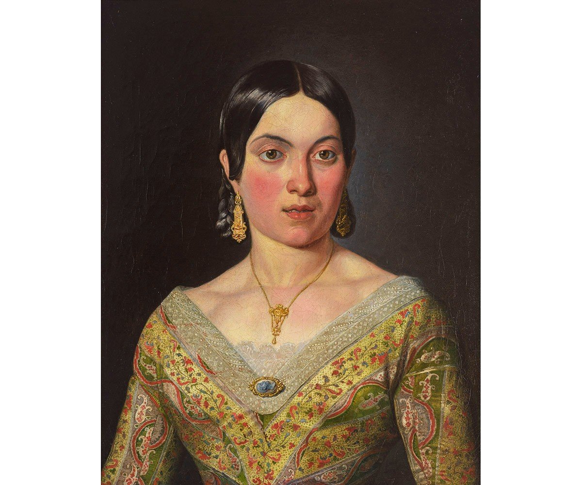 Francesco Paolo Palizzi (Vasto 1825 – Napoli 1871), Ritratto della sorella Luisa-photo-2