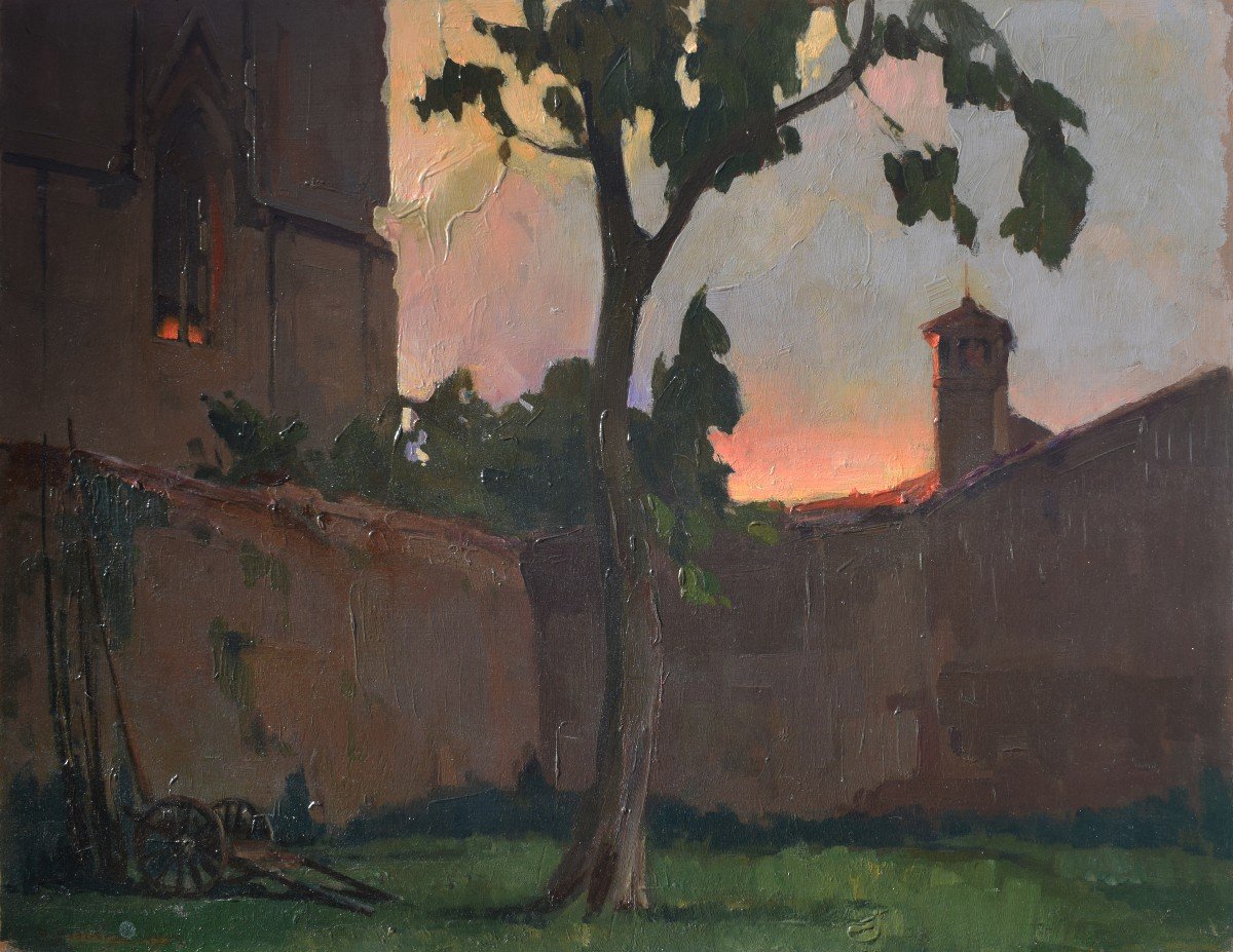 Umberto Prencipe (Napoli 1879 – Roma 1962), L’orto del Duomo (1929)