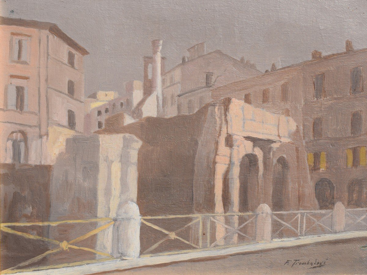 Francesco Trombadori (Siracusa 1886 – Roma 1961), Vico Jugario prima delle demolizioni