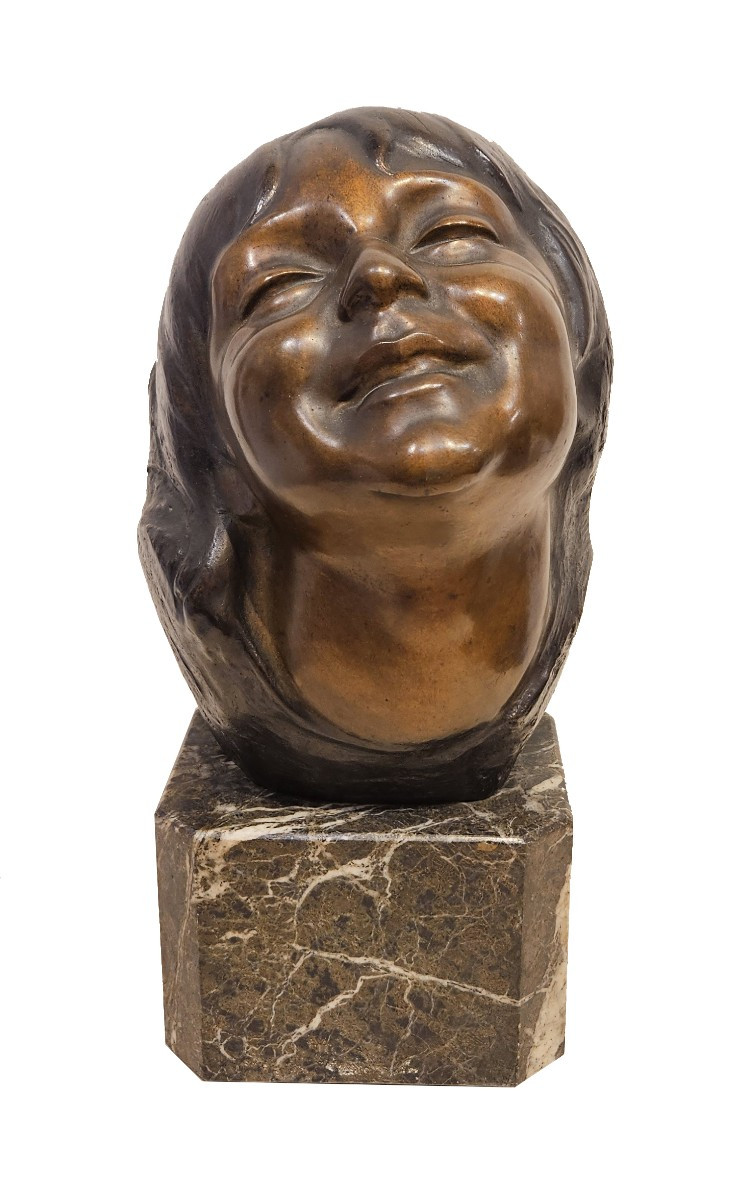 Giovanni Prini (Genova 1877 – Roma 1958), Ritratto della figlia Anna (1918)-photo-2