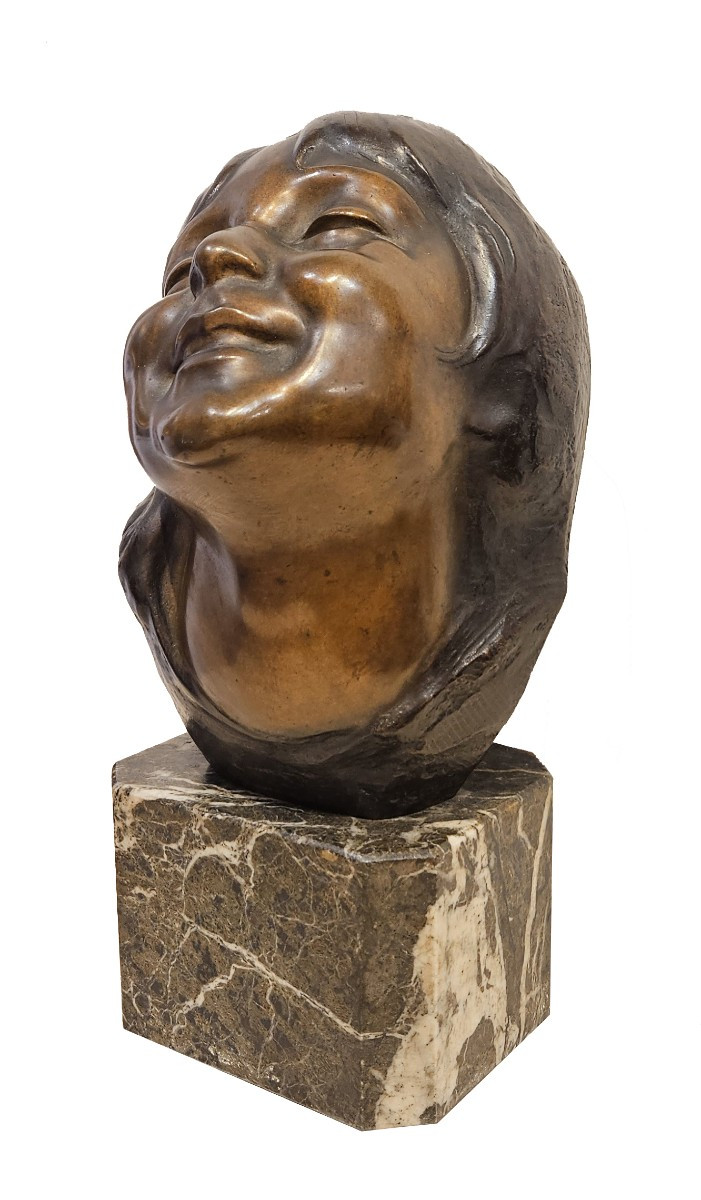 Giovanni Prini (Genova 1877 – Roma 1958), Ritratto della figlia Anna (1918)-photo-3