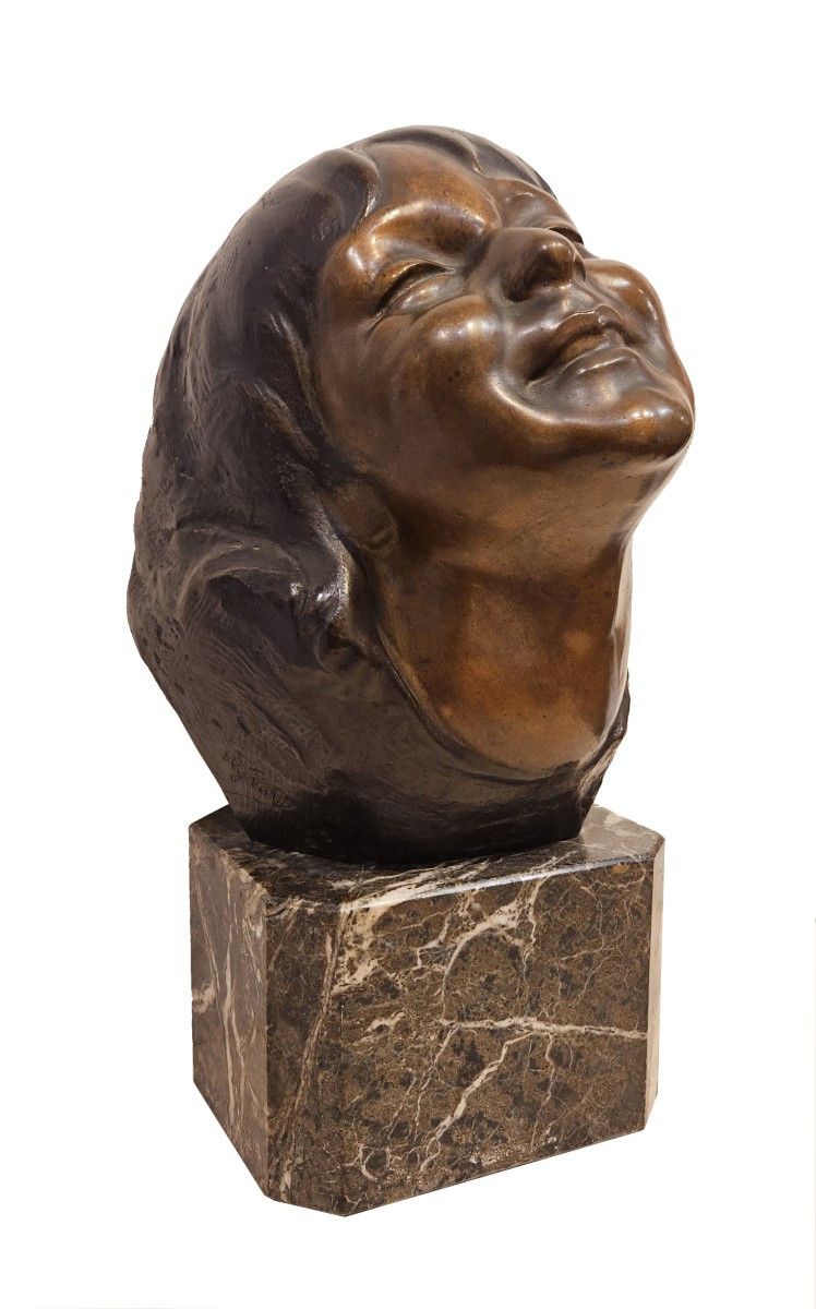 Giovanni Prini (Genova 1877 – Roma 1958), Ritratto della figlia Anna (1918)