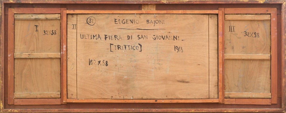 Eugenio Baioni (Monza 1880 – 1936), L’ultima fiera di San Giovanni(1913)-photo-2