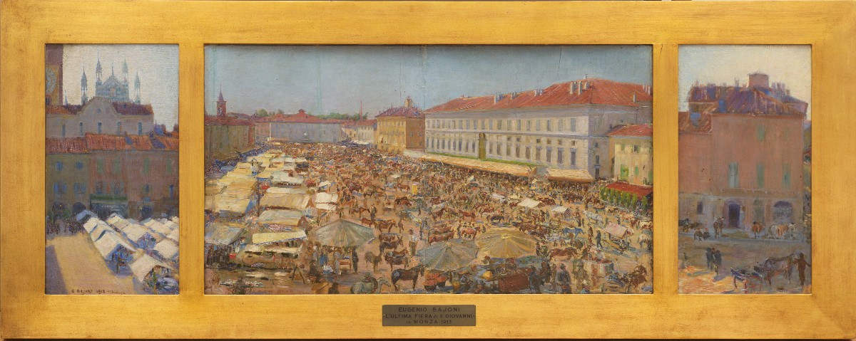 Eugenio Baioni (Monza 1880 – 1936), L’ultima fiera di San Giovanni(1913)
