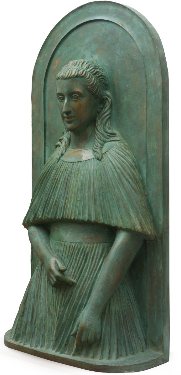 Quirino Ruggeri (Albacina di Fabriano 1883 – Roma 1955), Ritratto di Cecilia Barbieri(1940)-photo-2