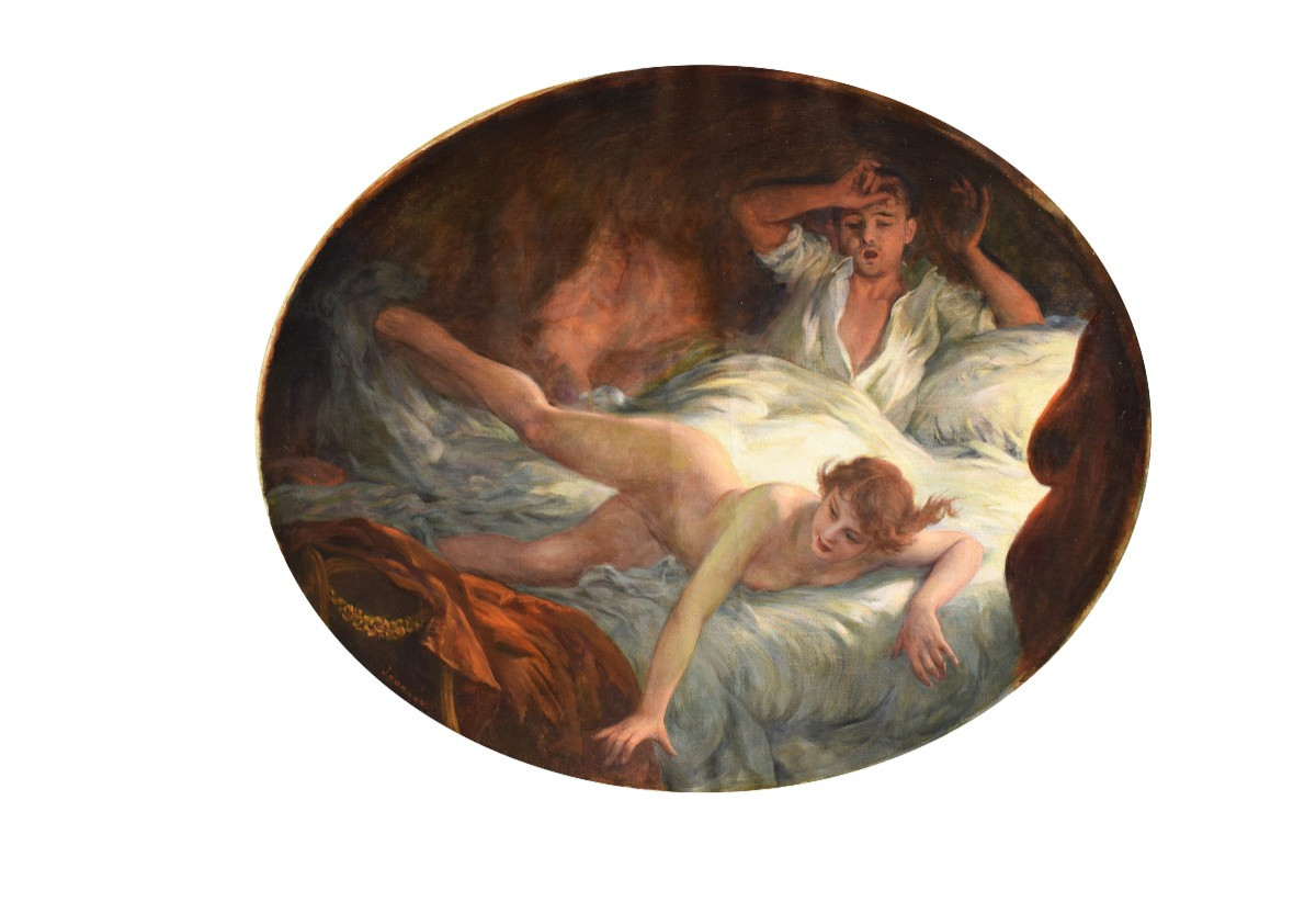 Etienne Albert Joannon Navier (Lione 1857 – 1911), La metamorfosi di una gatta