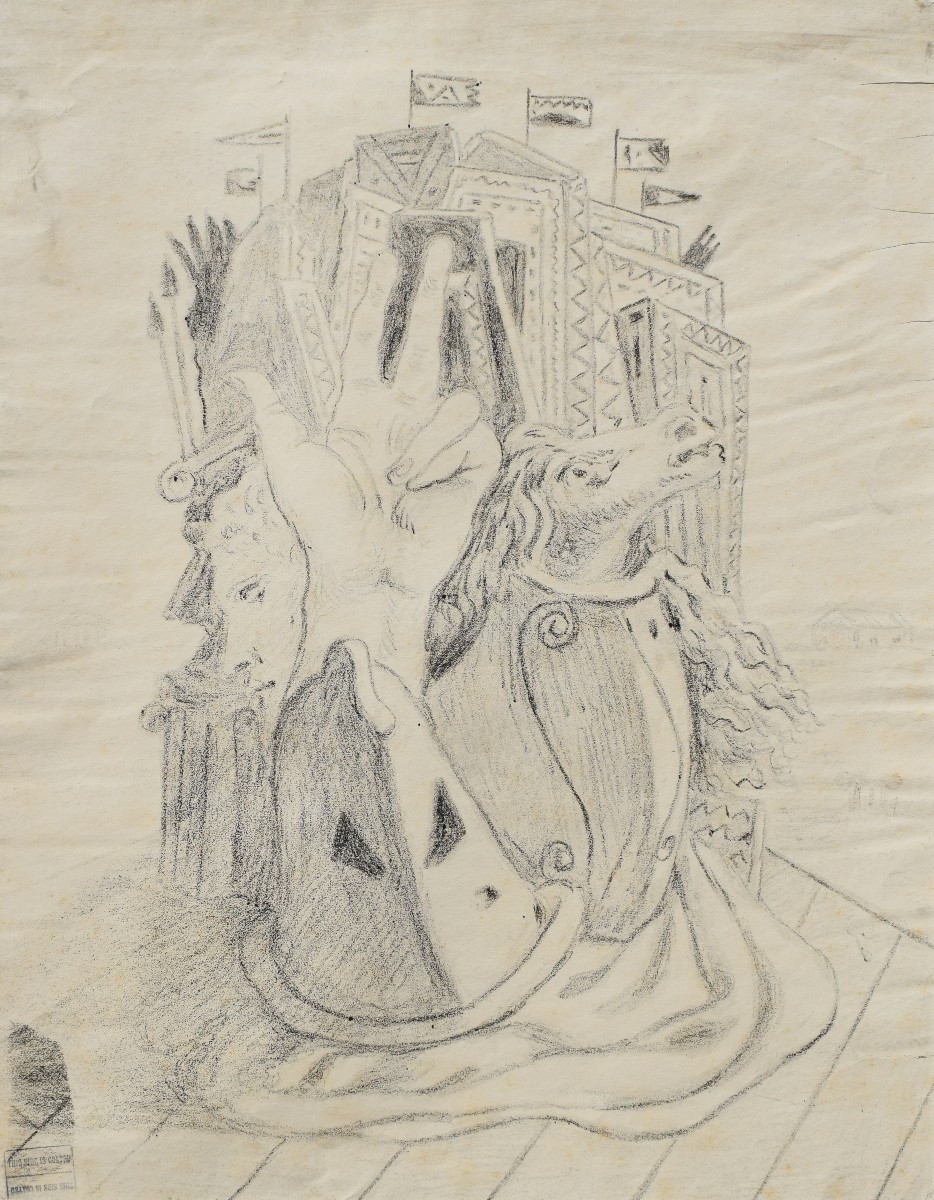 Giorgio de Chirico (Grecia 1888 – Roma 1978), Il Trofeo