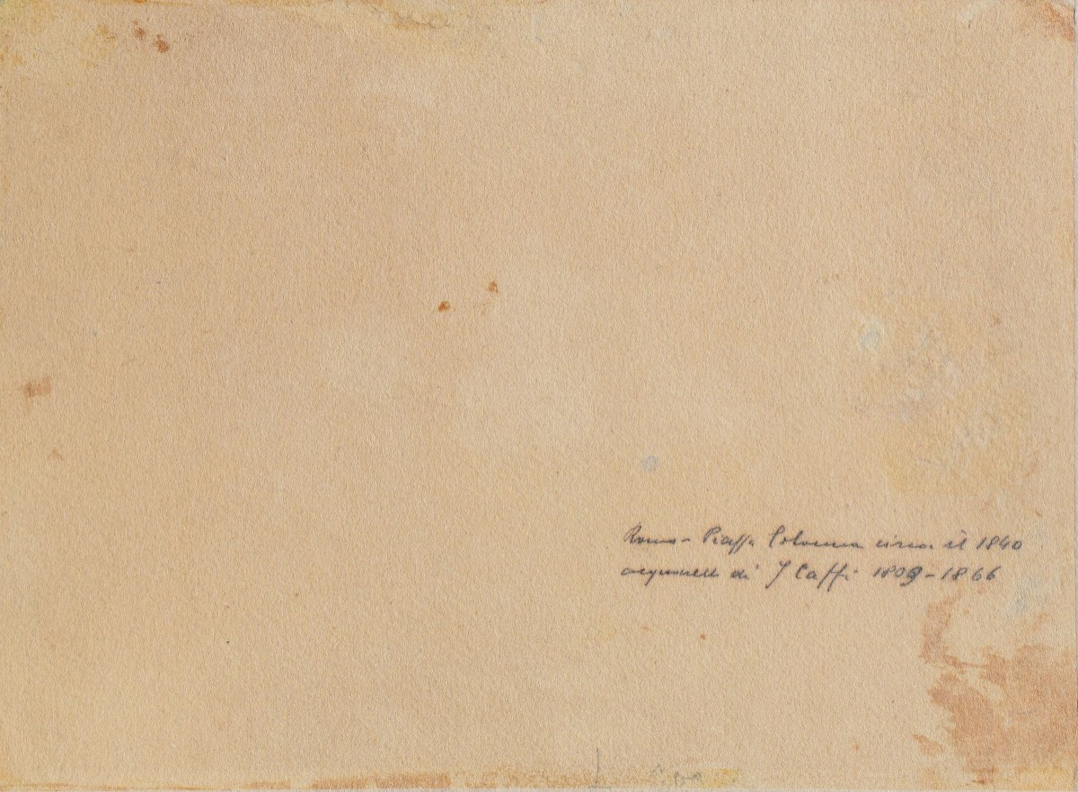 Ippolito Caffi (Belluno 1809 – Lissa 1866), Piazza Colonna-photo-3