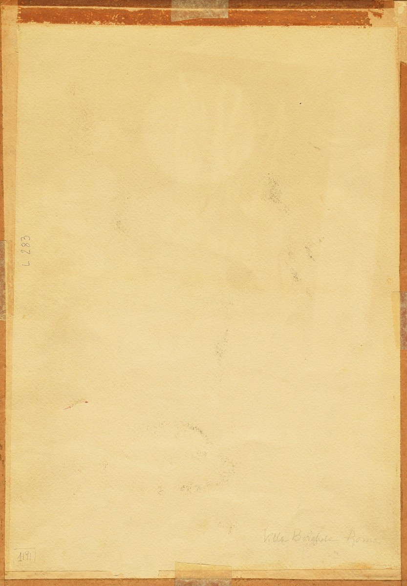 Enrico Coleman (Roma 1846 – 1911), L’Aranciera Villa Borghese-photo-2