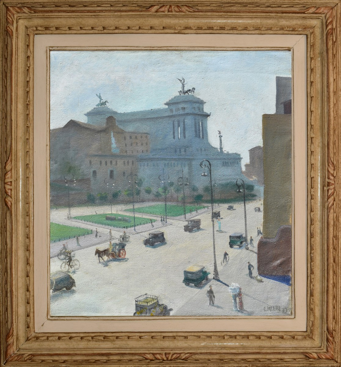 Edmondo Poletti (Novara 1908 – 1978), Via dei Fori Imperiali (1933)-photo-2