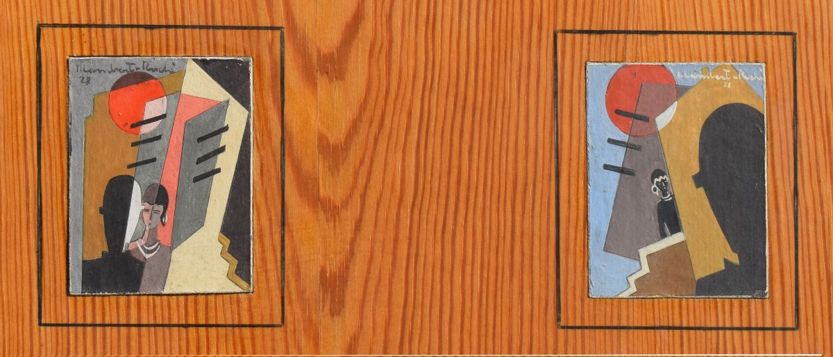 Jean Lambert Rucki (Cracovia 1888 – Parigi 1967), L’Attesa, Gli Amanti e l’Appuntamento-photo-2