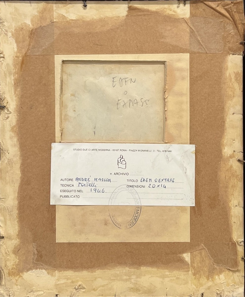 André Masson (Balagny-sur-Therain 1896 – Parigi 1987 ), Feminaire de la rue saint Denis (1958)-photo-3