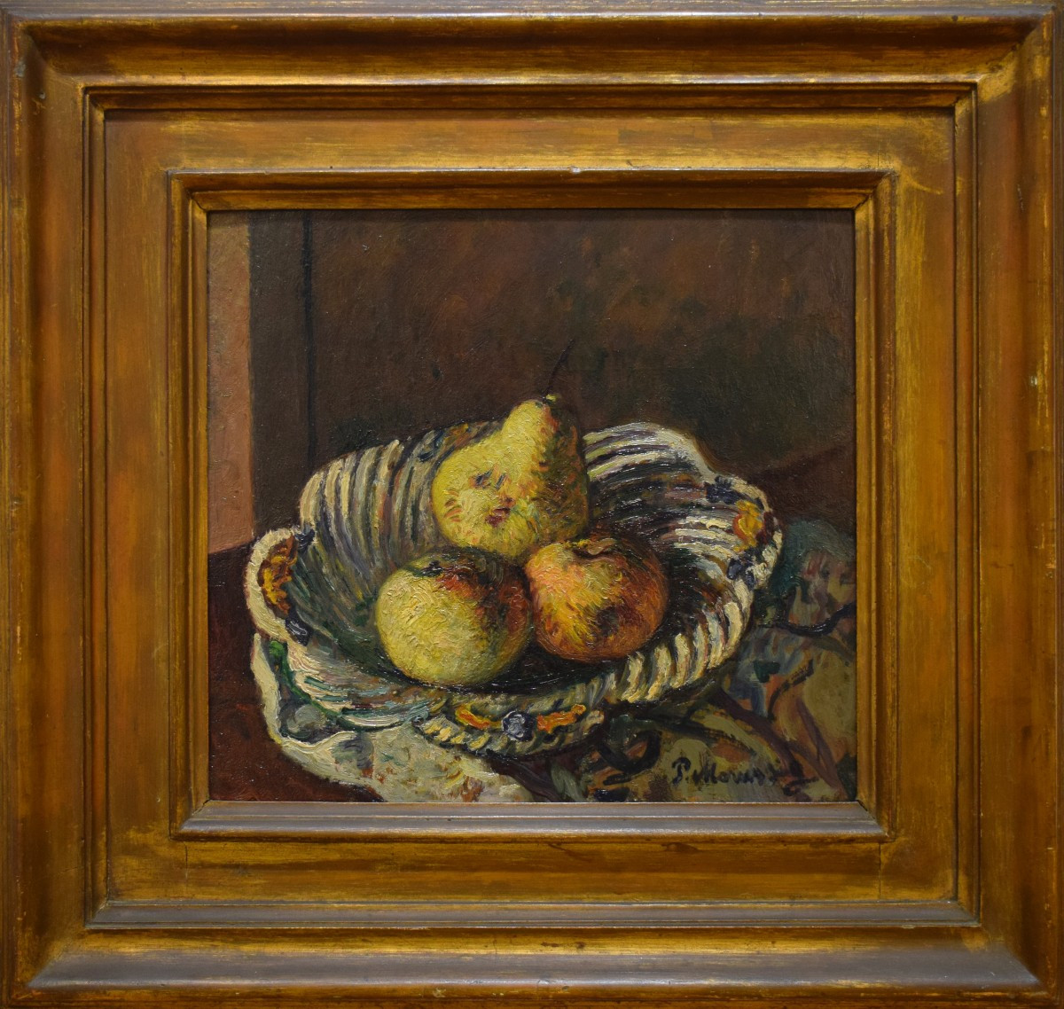 Piero Marussig (Trieste 1879 – Pavia 1937), Cesto di frutta-photo-2