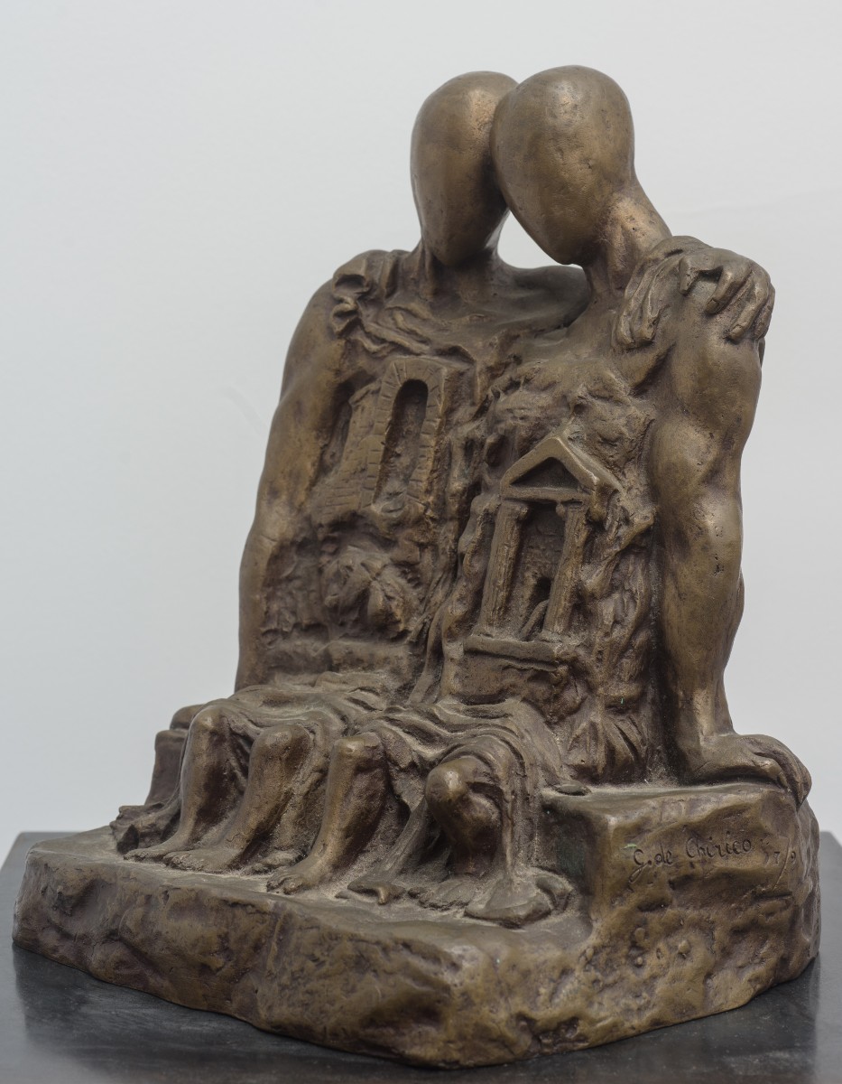 Giorgio de Chirico (Volos, Grecia 1888 – Roma 1978), Gli Archeologi-photo-3