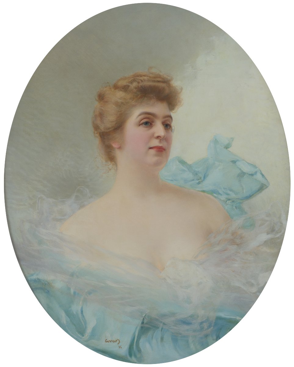 Vittorio Matteo Corcos (Livorno 1859 – Firenze 1933), Ritratto di Pauline Teutsch (1896)-photo-2