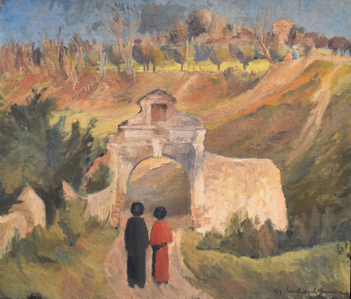 Lino Bianchi Barriviera (Montebelluna 1906 – Roma 1985), Vecchio portale a Monte Mario (1943)
