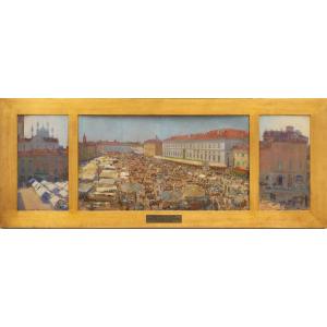 Eugenio Baioni (Monza 1880 – 1936), L’ultima fiera di San Giovanni(1913)