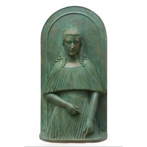 Quirino Ruggeri (Albacina di Fabriano 1883 – Roma 1955), Ritratto di Cecilia Barbieri(1940)