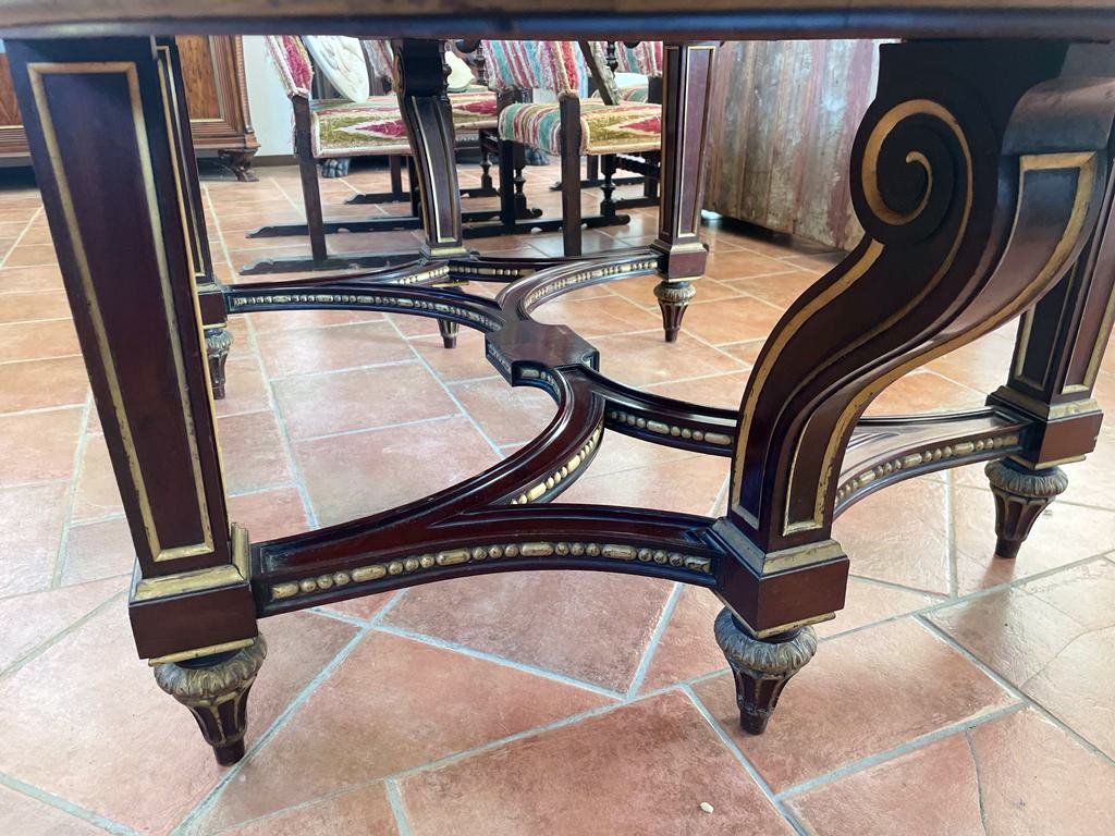 Grande tavolo ovale Napoleone III-photo-4