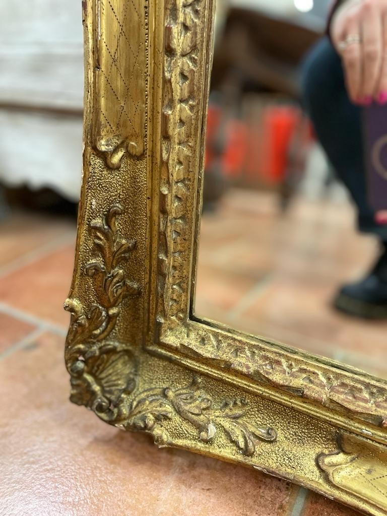 Grande cornice dorata dell’Ottocento-photo-3