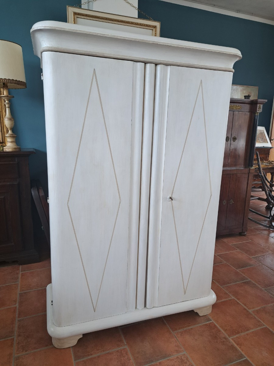 Armadio laccato a 2 porte-photo-4